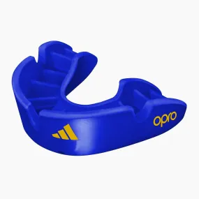 adidas OPRO Gold Blue Braces Gum Shield Martial Arts Mouth Guard Boxing