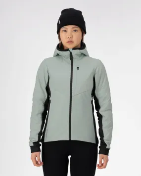 Arete Merino Insulated Hooded Jacket - Eucalyptus