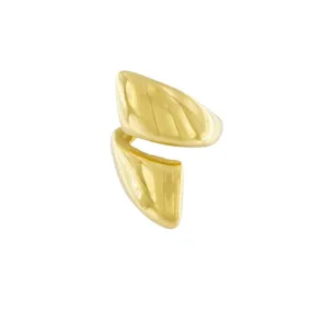 Courage Waterproof Impact Statement Ring 18K Gold Plating